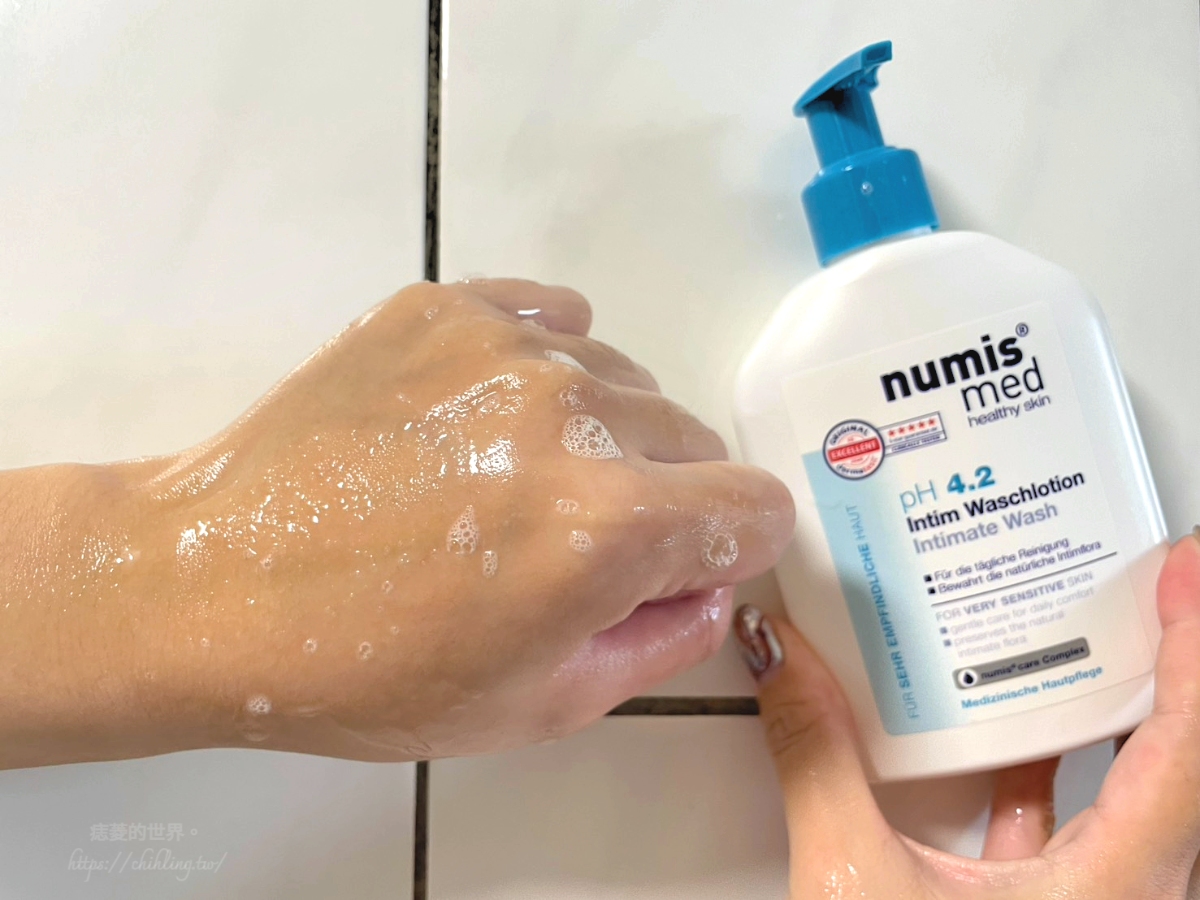 1838 eurocare歐系保養品選物：德國Numis med樂美思私密處潔膚露、護手霜、TITANIA德你雅護足霜使用心得。