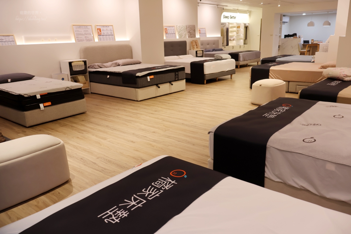 【床墊推薦】橘家床墊 台北中正門市｜全台15間門市免費試躺，5種軟硬度找到最適合自己的床墊