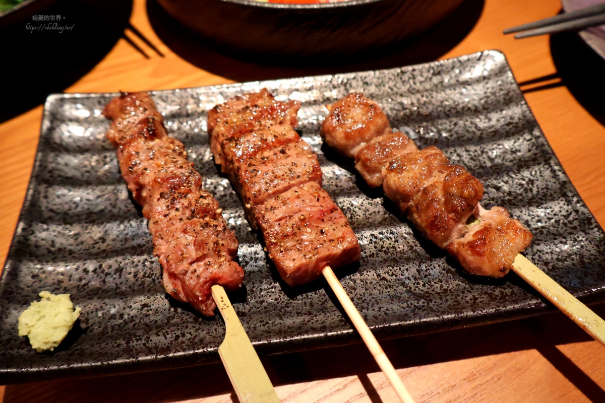 【小巨蛋美食】隱炭｜台北質感日式串燒餐酒館，雞皮仙貝、海膽奶油烏龍麵、自家製午仔魚推薦必點！